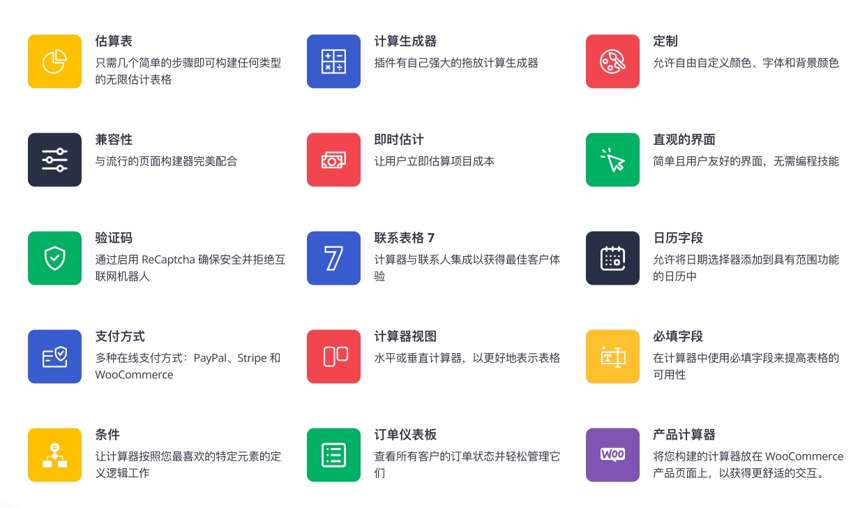 Cost Calculator Builder PRO-商品报价成本价格计算器WordPress插件插图4-WP资源海 Cost Calculator Builder PRO-商品报价成本价格计算器WordPress插件插图4-WP资源海