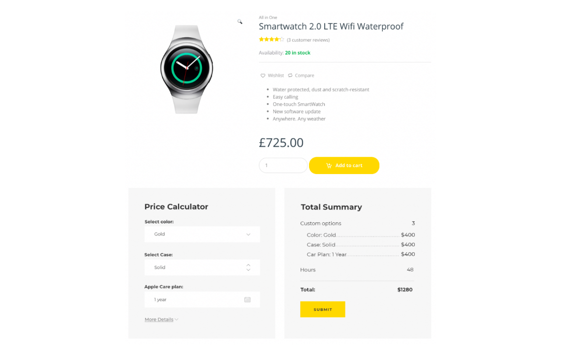 Cost Calculator Builder PRO-商品报价成本价格计算器WordPress插件插图8-WP资源海