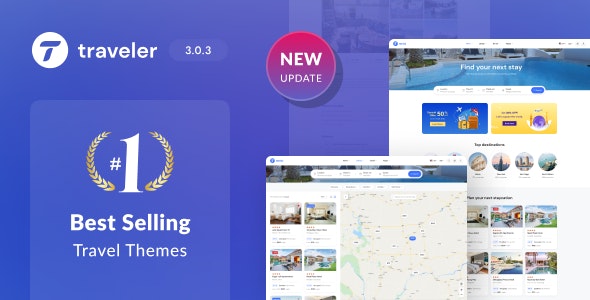 Traveler-旅游/旅行社/民宿酒店预订WordPress主题