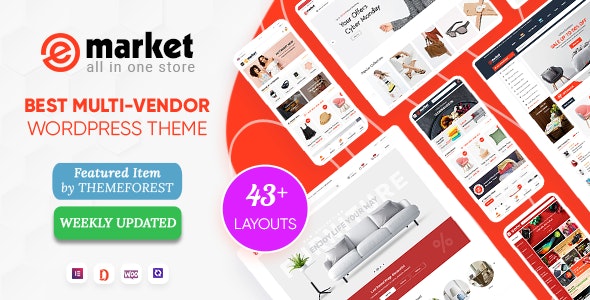【首发】eMarket-多卖家网络商城WordPress主题