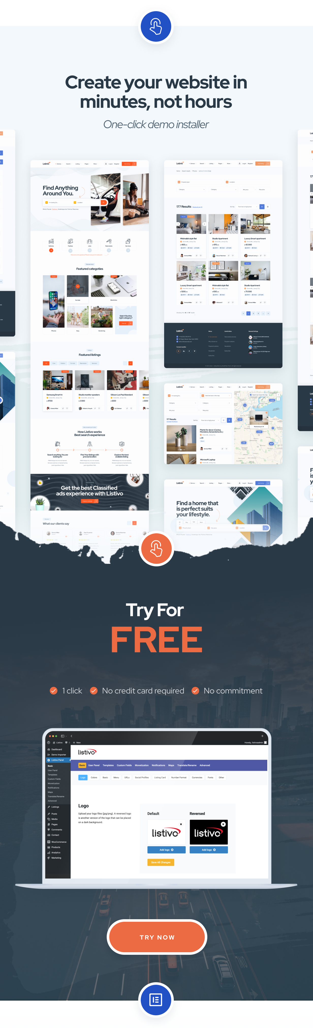 Listivo-分类信息收录导航网站模板WordPress主题插图2-WP资源海 Listivo-分类信息收录导航网站模板WordPress主题插图2-WP资源海