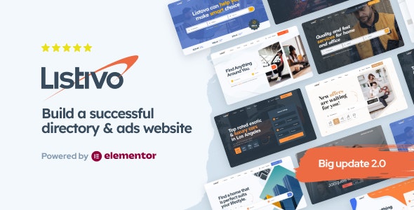 Listivo-分类信息收录导航网站模板WordPress主题