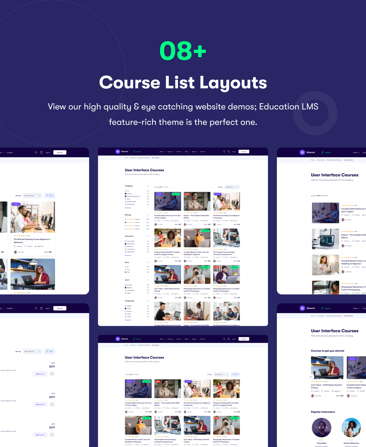 Educrat-在线课程教育培训 WordPress 主题插图4-WP资源海 Educrat-在线课程教育培训 WordPress 主题插图4-WP资源海