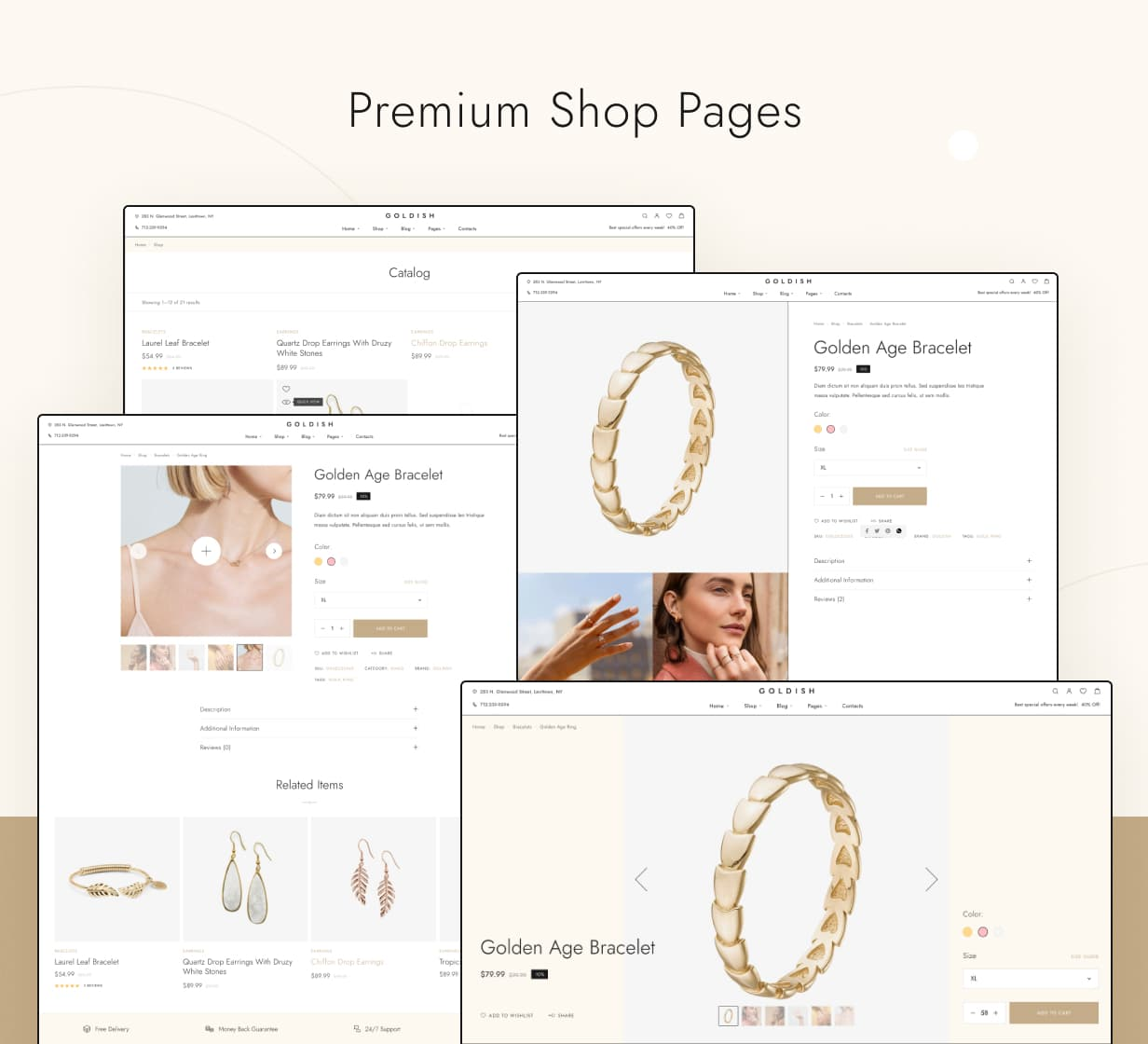 Goldish – 黄金首饰珠宝店WooCommerce主题插图2-WP资源海 Goldish – 黄金首饰珠宝店WooCommerce主题插图2-WP资源海