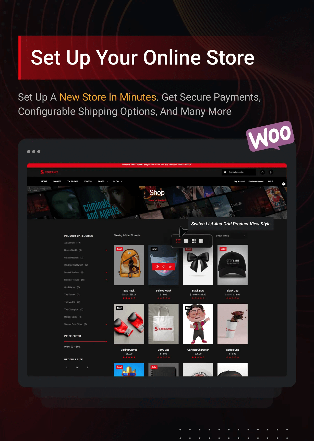 Streamit-电影视频网站模板WordPress炫酷主题插图3-WP资源海 Streamit-电影视频网站模板WordPress炫酷主题插图3-WP资源海