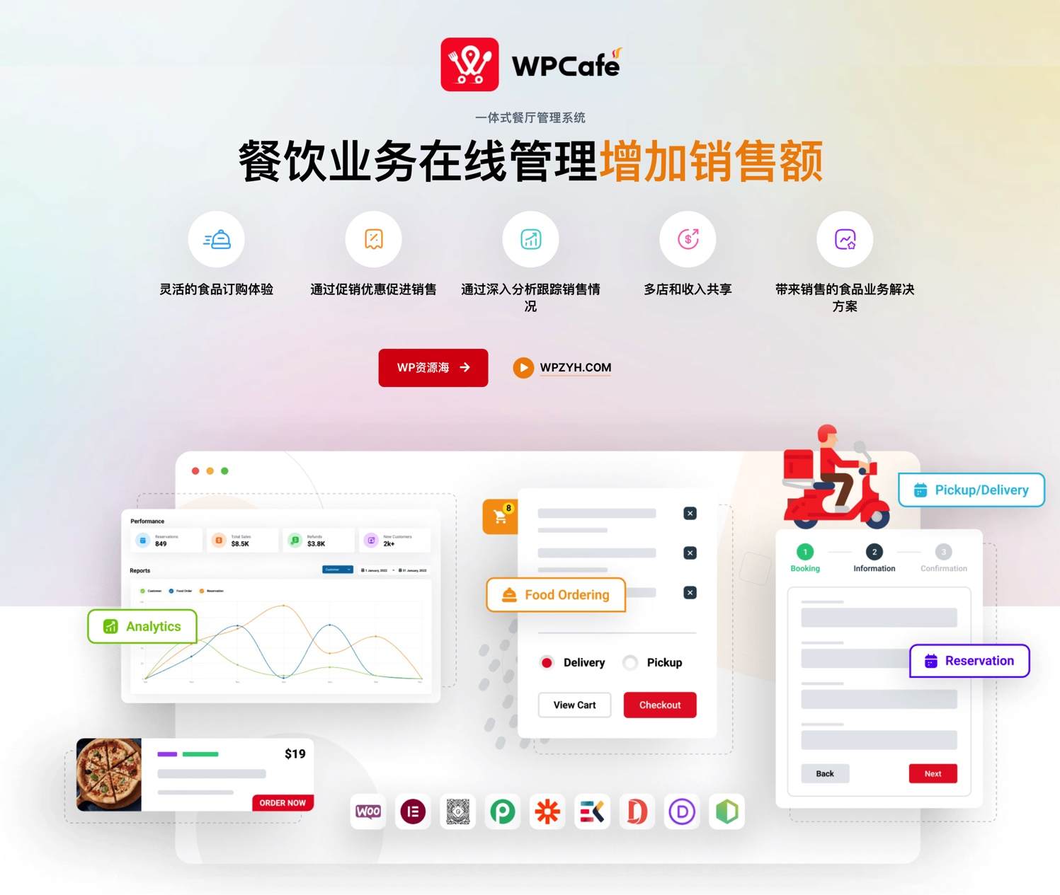 WPCafe Pro-菜单点餐预订外卖送餐WordPress插件插图2-WP资源海 WPCafe Pro-菜单点餐预订外卖送餐WordPress插件插图2-WP资源海
