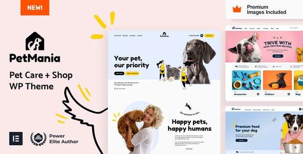 PetMania-宠物用品商城/宠物护理WordPress主题