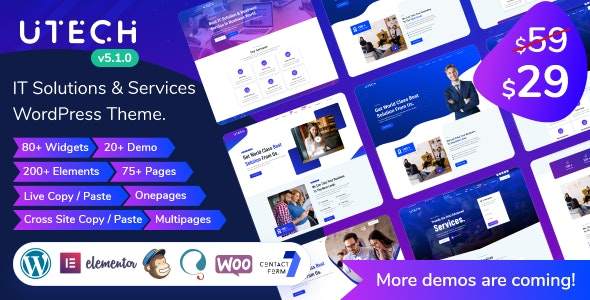 uTech-科技IT行业网站WordPress主题[更至v5.7.0]