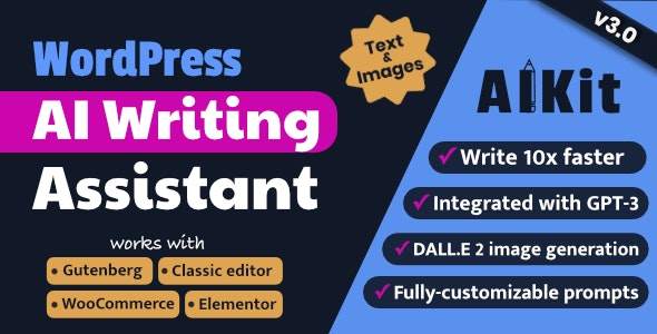 AIKit-人工智能写作助手OpenAI GPT WordPress插件[更至v4.17.1]