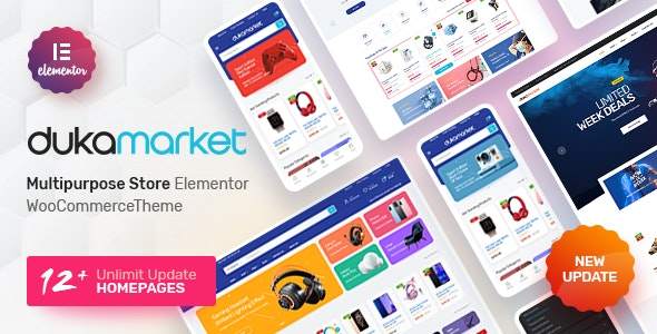 DukaMarket 漂亮精美的WooCommerce商城主题