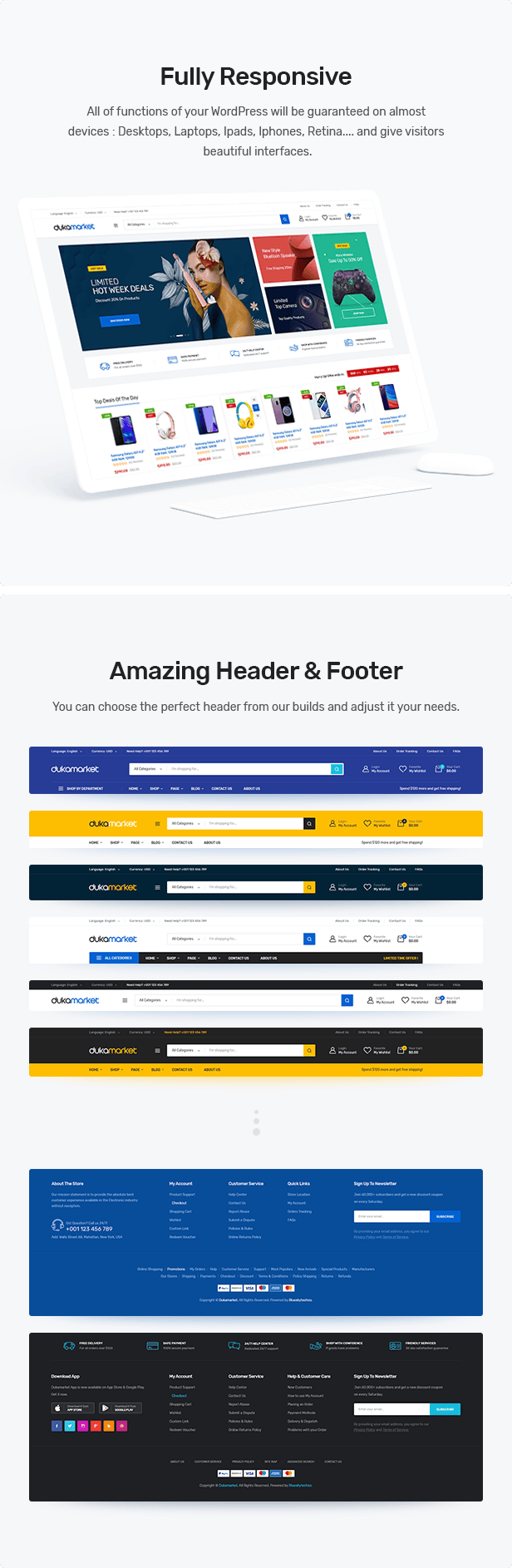 DukaMarket 漂亮精美的WooCommerce商城主题插图6-WP资源海 DukaMarket - Multipurpose WordPress Theme - 6