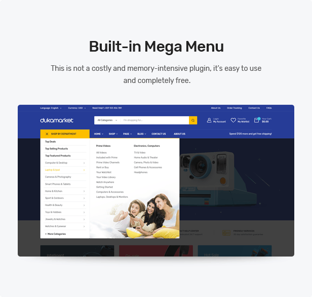 DukaMarket 漂亮精美的WooCommerce商城主题插图7-WP资源海 DukaMarket - Multipurpose WordPress Theme - 7