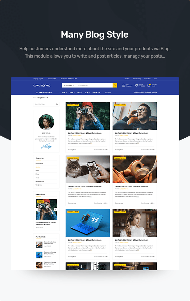 DukaMarket 漂亮精美的WooCommerce商城主题插图11-WP资源海 DukaMarket - Multipurpose WordPress Theme - 11