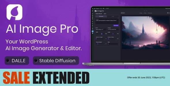 AI Image Pro-AI绘图画图图片生成WordPress插件[更至v2.6.0]