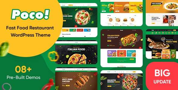 Poco-快餐店饭馆炸鸡汉堡WordPress主题