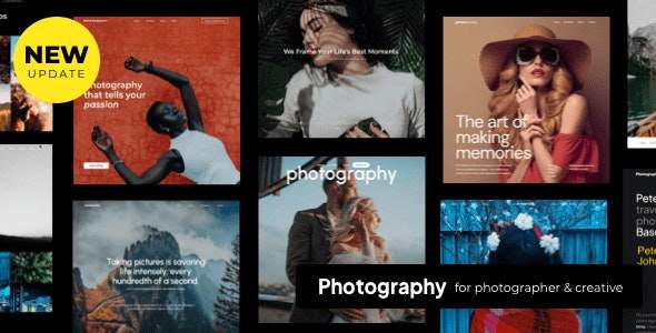 Photography-专业摄影网站模板WordPress高端主题