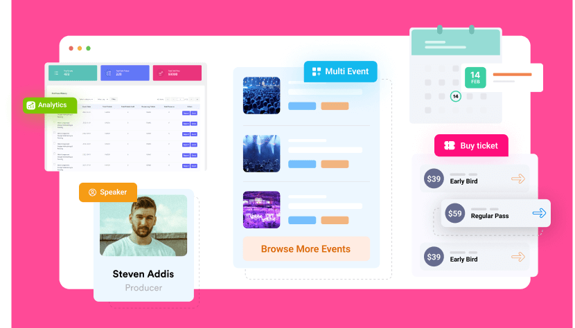 WP Eventin Pro-活动管理与票务系统WordPress插件