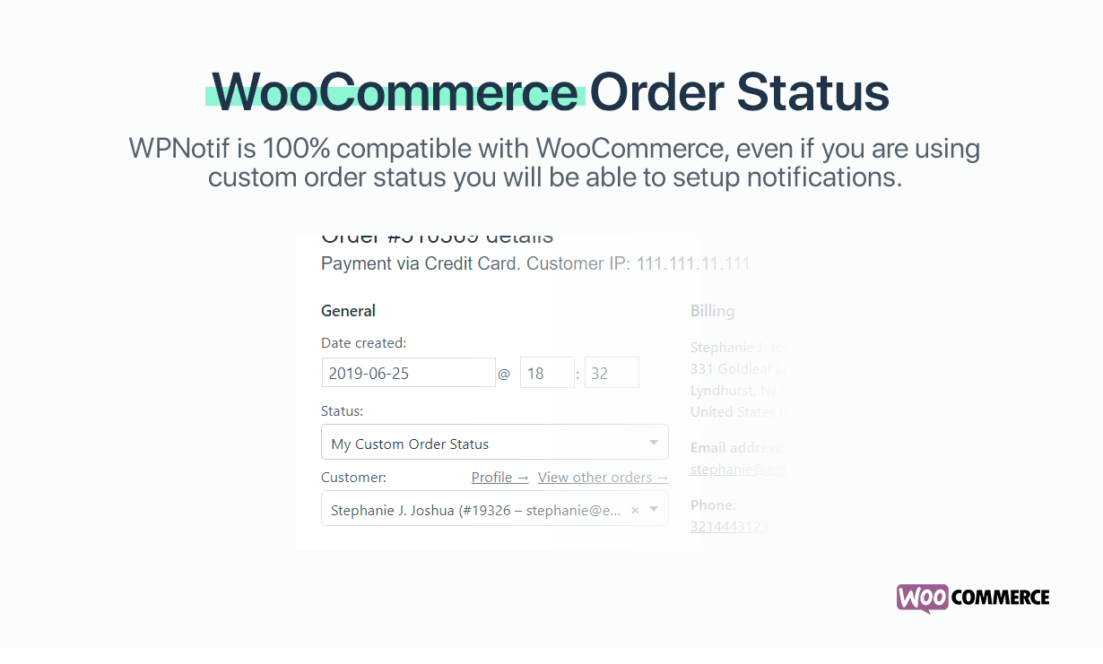 WPNotif-短信和WhatsApp消息通知WordPress插件插图4-WP资源海 WooCommerce 订单状态