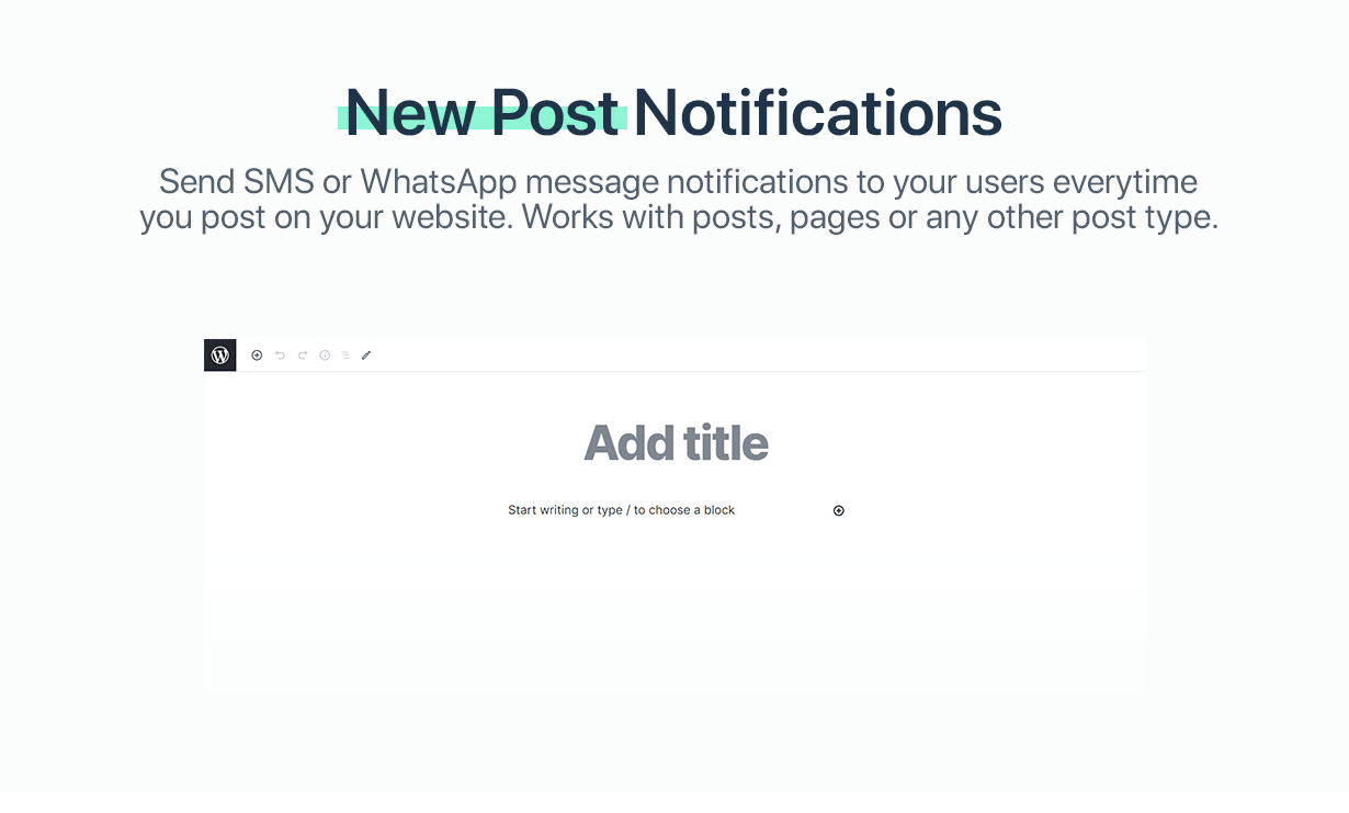 WPNotif-短信和WhatsApp消息通知WordPress插件插图5-WP资源海 New Post Notifications