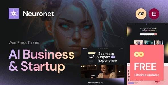 Neuronet-人工智能AI公司网站模板WordPress主题