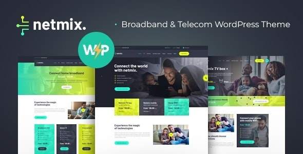 Netmix v1.0.11 网络通信设备提供商WordPress主题