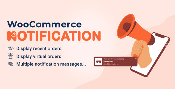 WooCommerce Notification-商品售出弹窗/订单通知插件