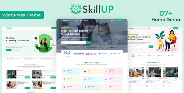 SkillUp 在线学习网络教育WordPress主题