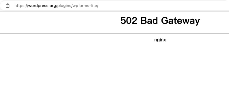 wordpress.org 10月13日 宕机几分钟 现已恢复