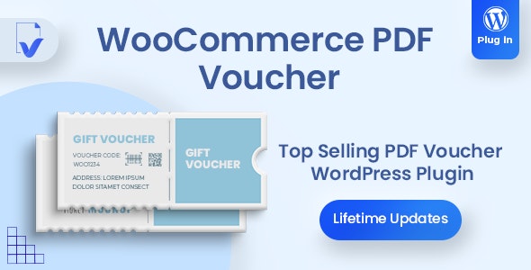 WooCommerce PDF Vouchers-PDF收据/礼品券/优惠券电子凭证插件