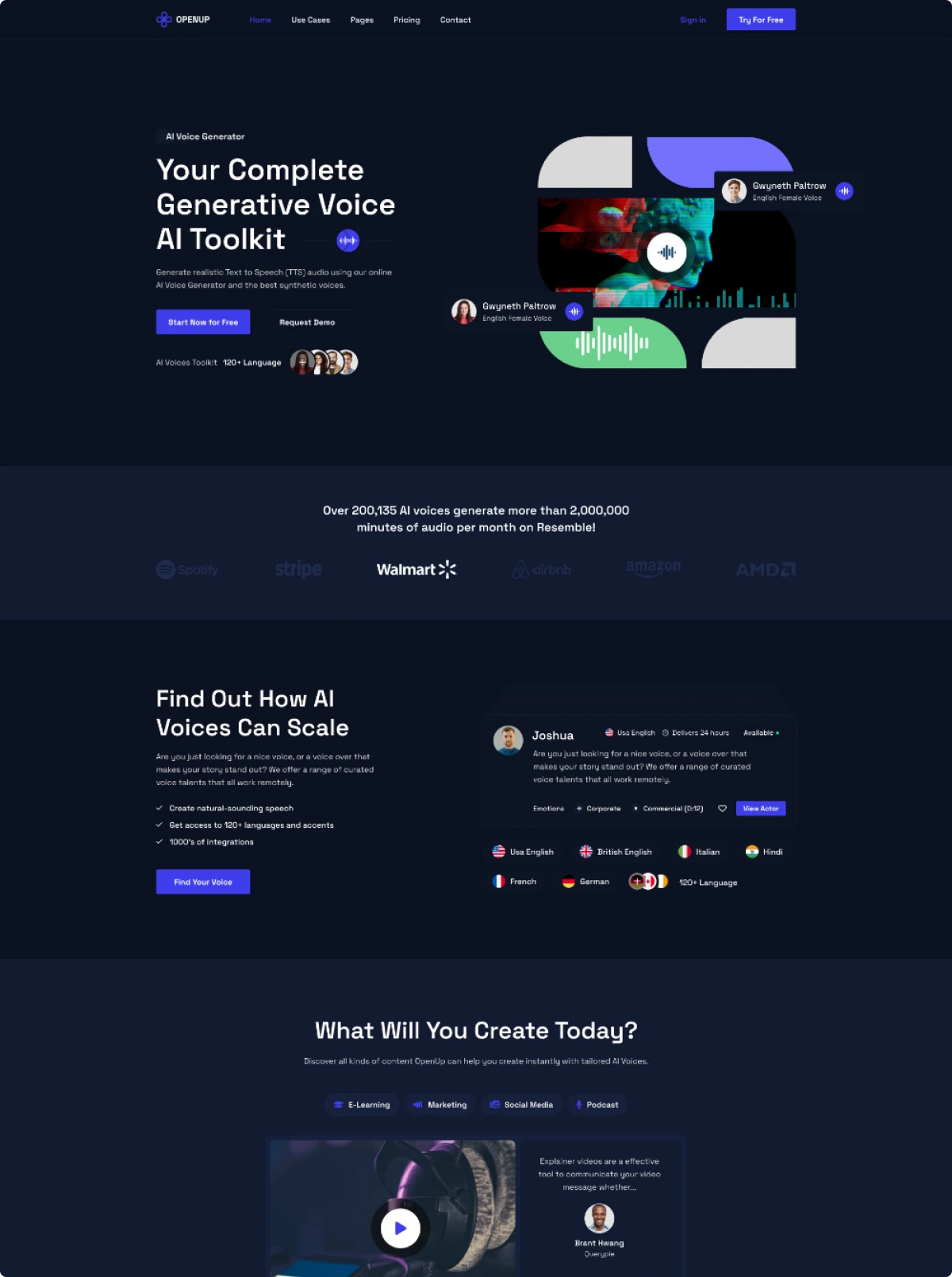 Openup v1.0.6 AI内容创作写作平台/AI软件网站模板插图10-WP资源海 Openup v1.0.6 AI内容创作写作平台/AI软件网站模板插图10-WP资源海