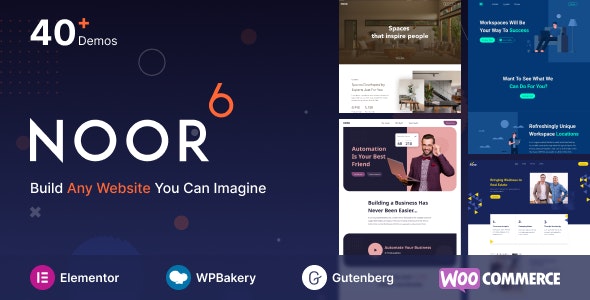 Noor v6.0.9 热门多用途WordPress简约主题模板