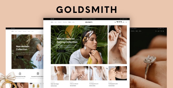 GoldSmith-钻石珠宝奢侈品商城WordPress主题