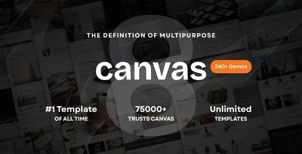 Canvas-多功能HTML5简约大气/炫酷模板