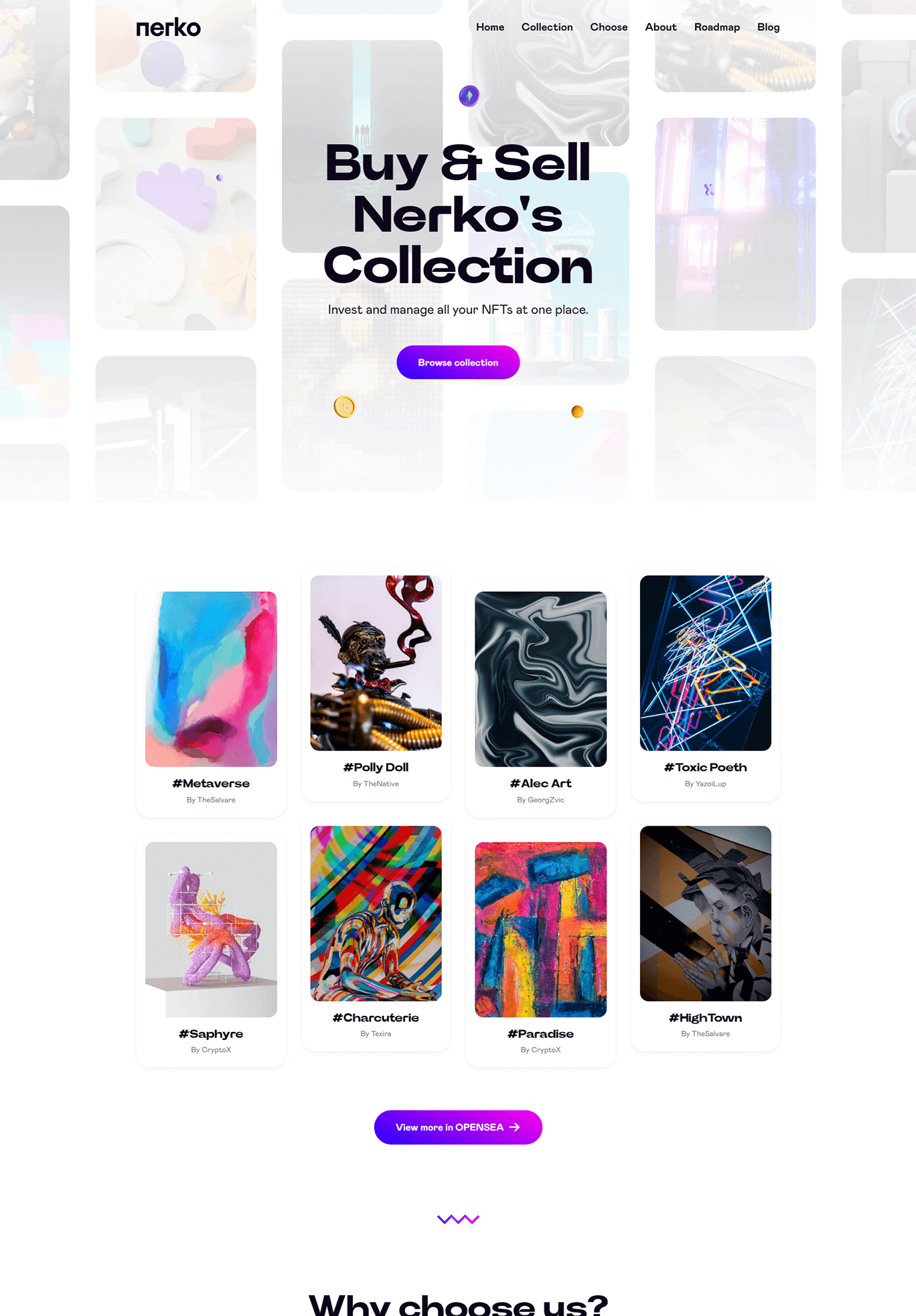 Nerko v1.2 数字藏品NFT作品WordPress网站模板插图4-WP资源海 Nerko v1.2 数字藏品NFT作品WordPress网站模板插图4-WP资源海