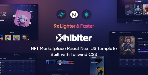 Xhibiter v1.8.0 – 数字藏品NFT交易市场 React NextJS 模板