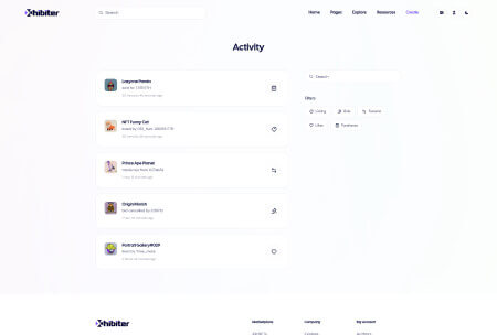 Xhibiter v1.8.0 – 数字藏品NFT交易市场 React NextJS 模板插图15-WP资源海