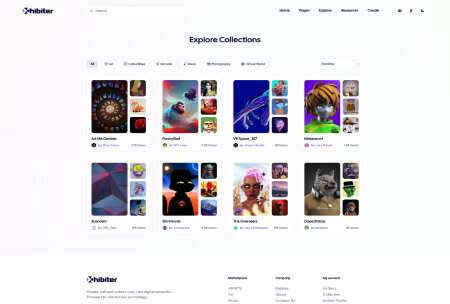 Xhibiter v1.8.0 – 数字藏品NFT交易市场 React NextJS 模板插图19-WP资源海