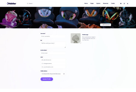 Xhibiter v1.8.0 – 数字藏品NFT交易市场 React NextJS 模板插图22-WP资源海