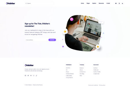 Xhibiter v1.8.0 – 数字藏品NFT交易市场 React NextJS 模板插图27-WP资源海