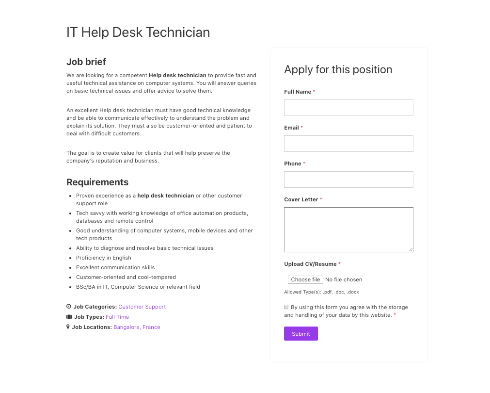 WP Job Openings Pro 工作面板/招聘求职网站WordPress插件插图8-WP资源海 WP Job Openings Pro 工作面板/招聘求职网站WordPress插件插图8-WP资源海