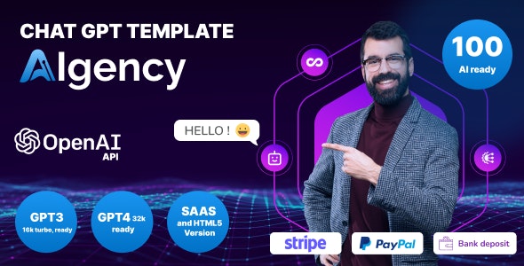 AIgency OpenAI Chat GPT 人工智能聊天平台PHP源码