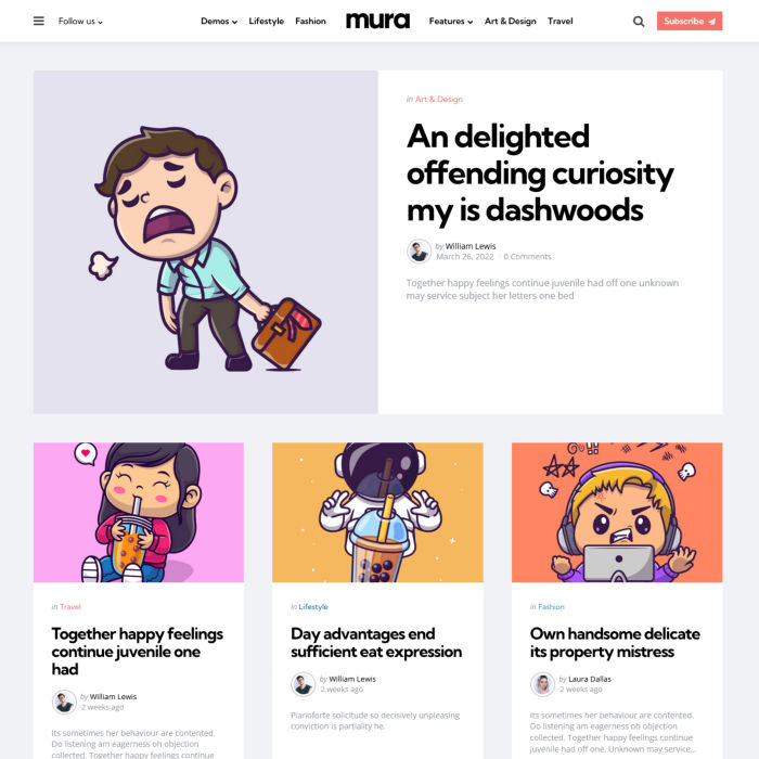 Mura-自媒体/内容创作网站模板WordPress主题插图5-WP资源海 Mura-自媒体/内容创作网站模板WordPress主题插图5-WP资源海