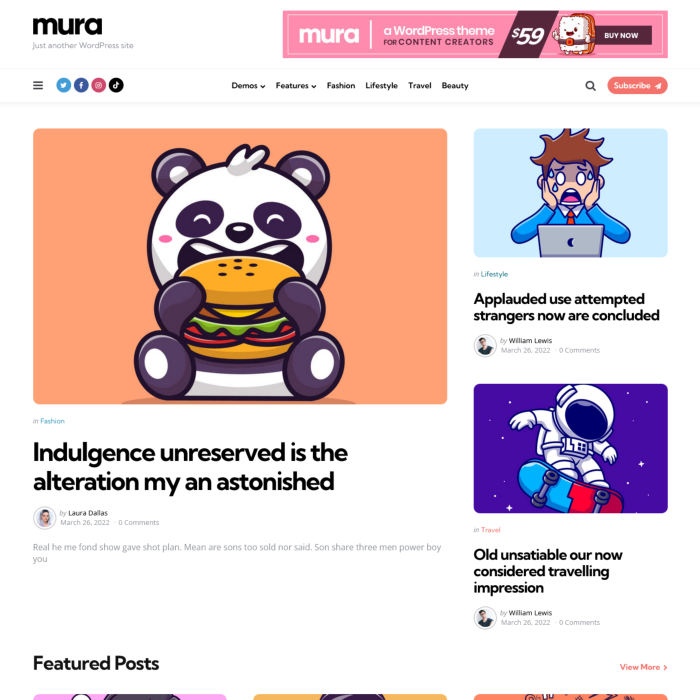 Mura-自媒体/内容创作网站模板WordPress主题插图7-WP资源海 Mura-自媒体/内容创作网站模板WordPress主题插图7-WP资源海