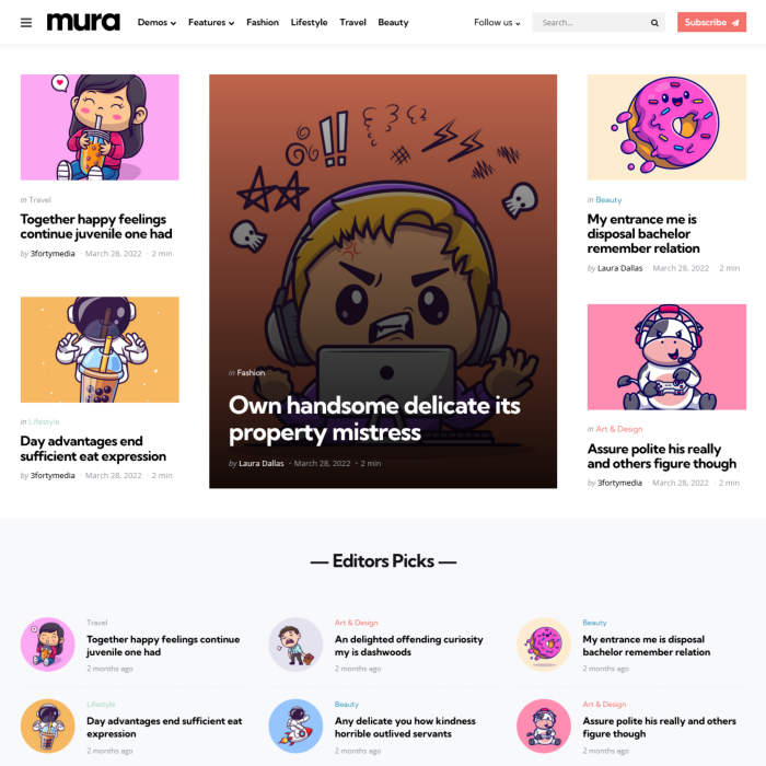 Mura-自媒体/内容创作网站模板WordPress主题插图9-WP资源海 Mura-自媒体/内容创作网站模板WordPress主题插图9-WP资源海