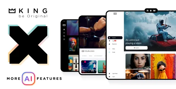 King 病毒式杂志与新闻 WordPress 主题