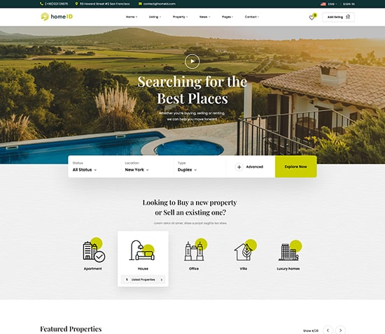 HomeID-房地产房屋中介租赁WordPress主题插图4-WP资源海 HomeID-房地产房屋中介租赁WordPress主题插图4-WP资源海