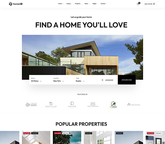 HomeID-房地产房屋中介租赁WordPress主题插图8-WP资源海 HomeID-房地产房屋中介租赁WordPress主题插图8-WP资源海