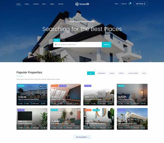 HomeID-房地产房屋中介租赁WordPress主题插图11-WP资源海 HomeID-房地产房屋中介租赁WordPress主题插图11-WP资源海