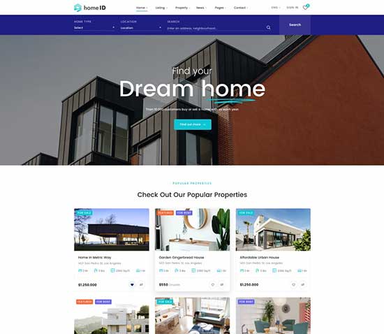 HomeID-房地产房屋中介租赁WordPress主题插图12-WP资源海 HomeID-房地产房屋中介租赁WordPress主题插图12-WP资源海