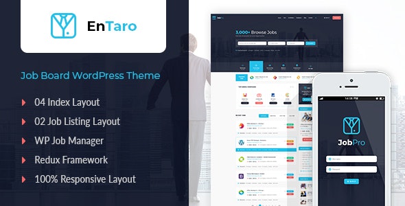 Entaro v3.28 招聘求职找工作WordPress主题